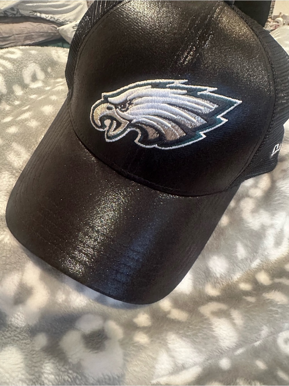 New Era Black Mesh 9FORTY Women's Adjustable Cap